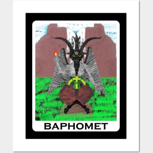 The Devil Baphomet Tarot Card Posters and Art